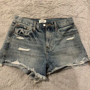 Pistola Denim Size 28 High Rise Denim Shorts with Rip Detailing